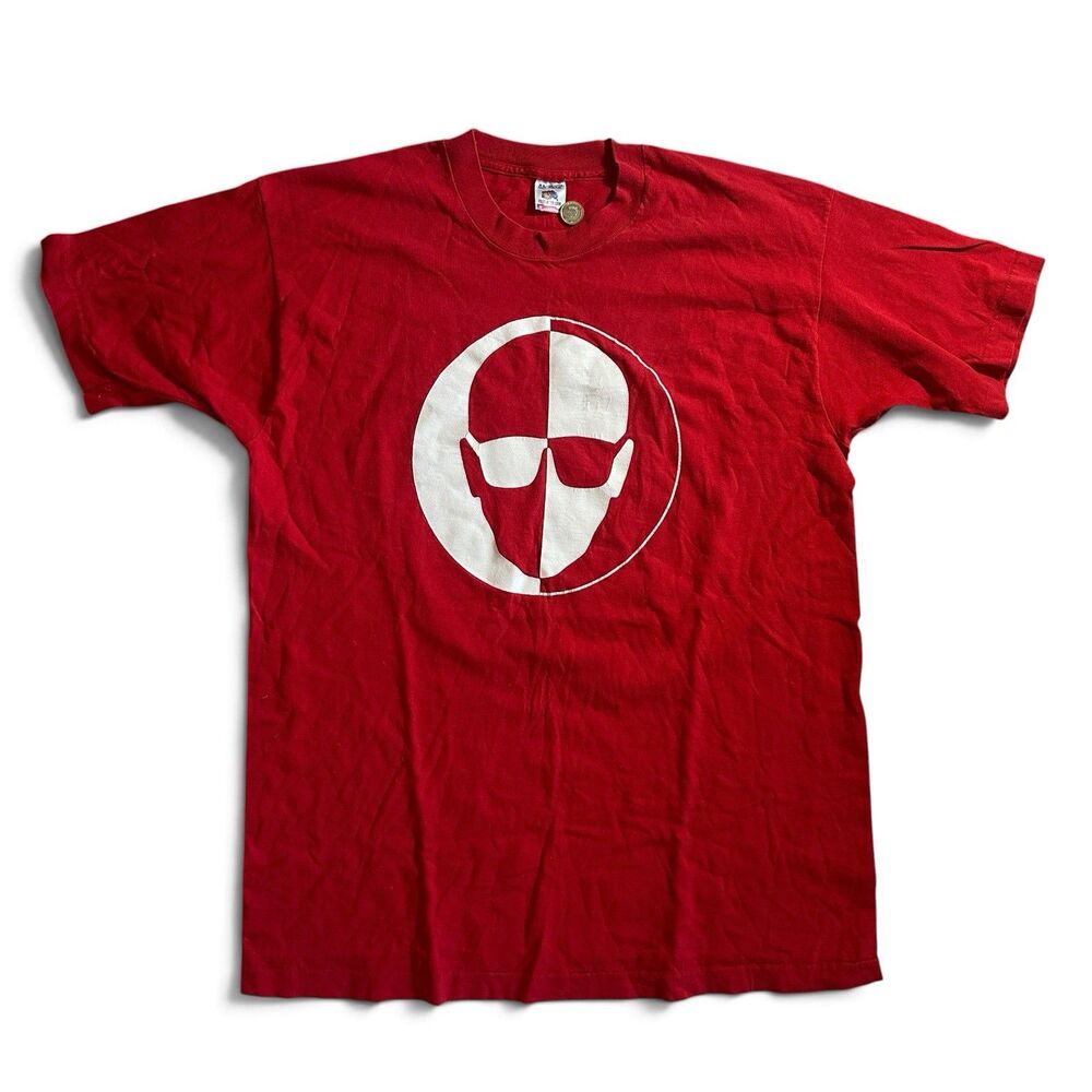 RARE Vintage 90s Bigger Thomas Ska Punk Band T-Shirt Red Single-Stitch USA XL